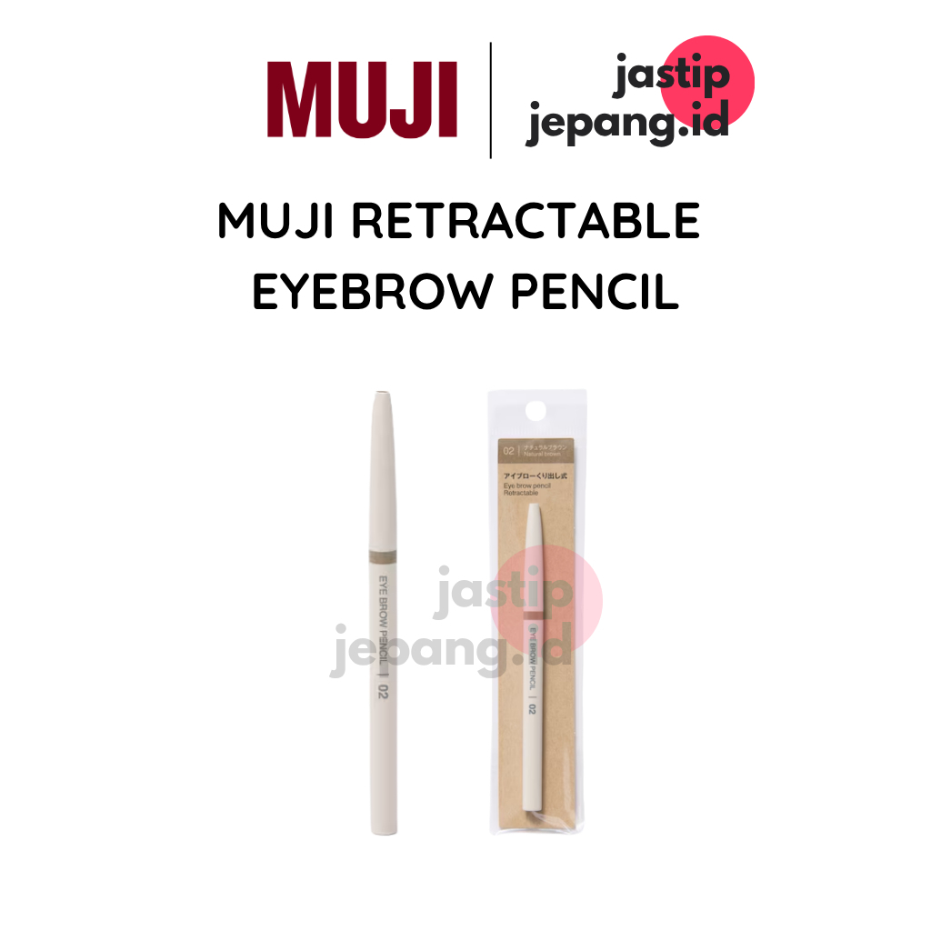 [ PO JAPAN ] MUJI JAPAN EYEBROW RETRACTABLE | MUJI PENSIL ALIS PUTAR | PENSIL ALIS MUJI ORIGINAL JAP