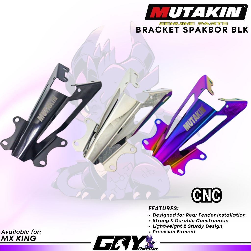 MUTAKIN Bracket Spakbor Belakang Mx King Original Mutakin