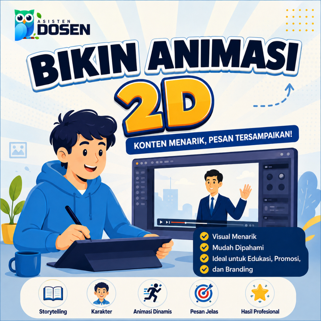 Video AI Profesional | Realistis Animasi 2D 3D Explainer Iklan Produk Edukasi Company Profile