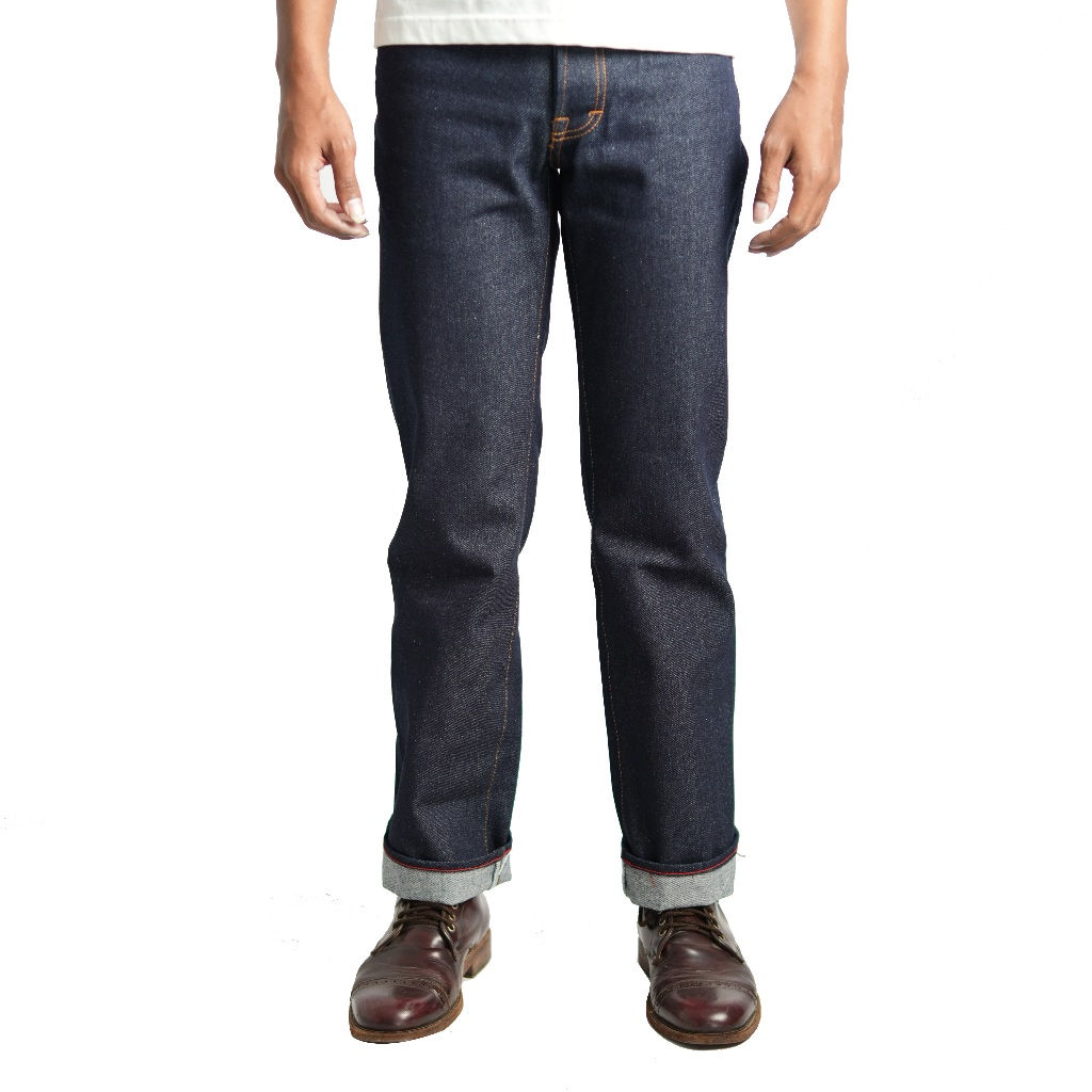 RCKLN - Red Selvedge Accent ARES Raw Denim 14oz Slim Straight Cut