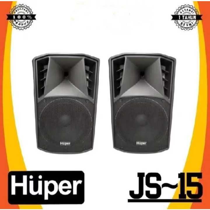 Speaker Aktif 15 Inch Huper JS 15 JS15 Original 2 Varian