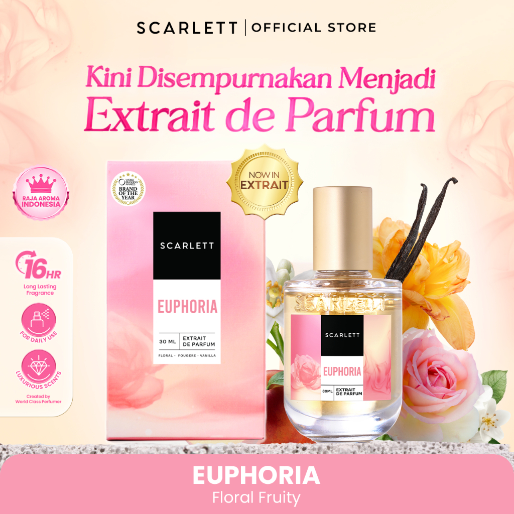 Scarlett Whitening Extrait De Parfum Euphoria