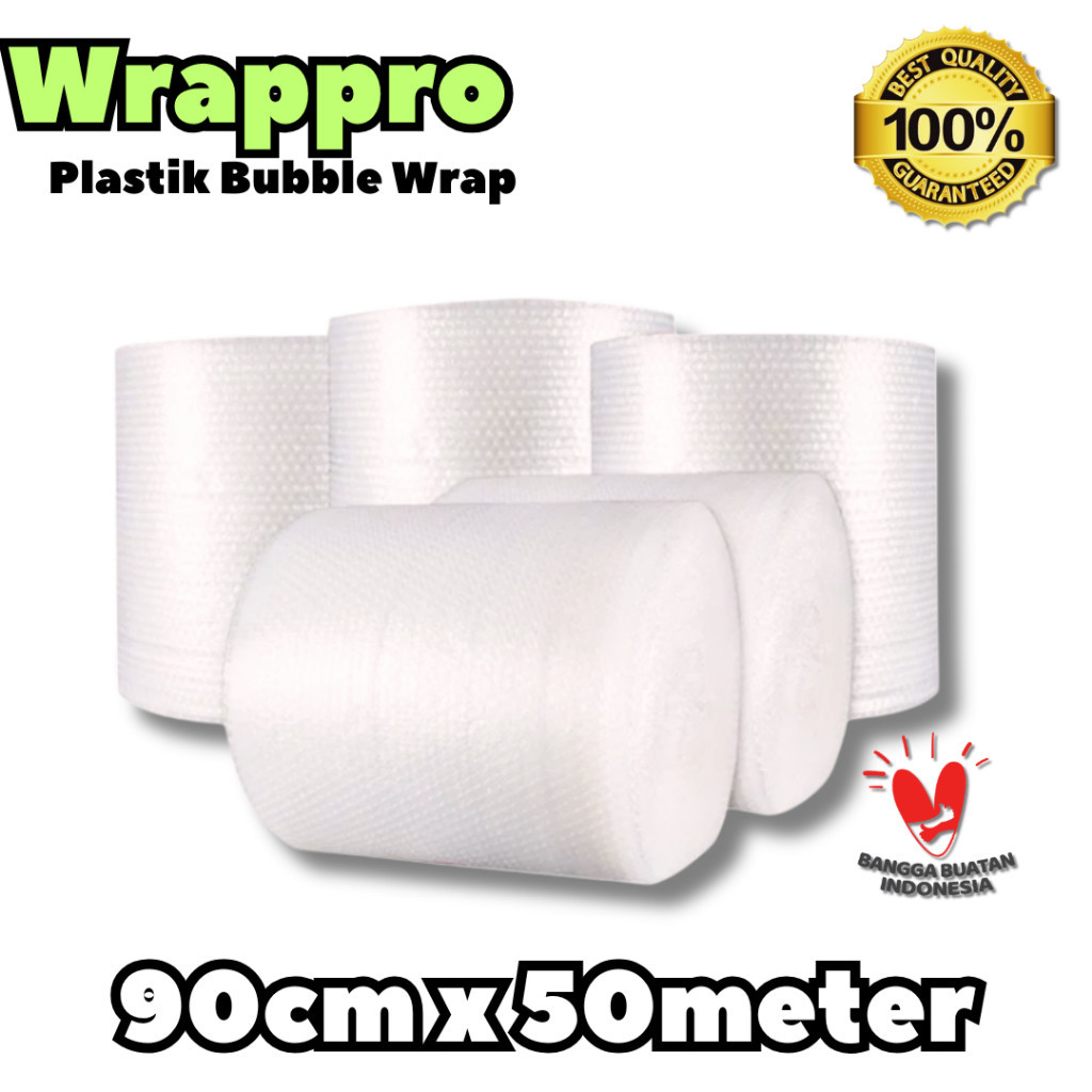 Bubble Wrap Roll  50m / Plastik Bubble Packing  - Bubble Wrap Premium