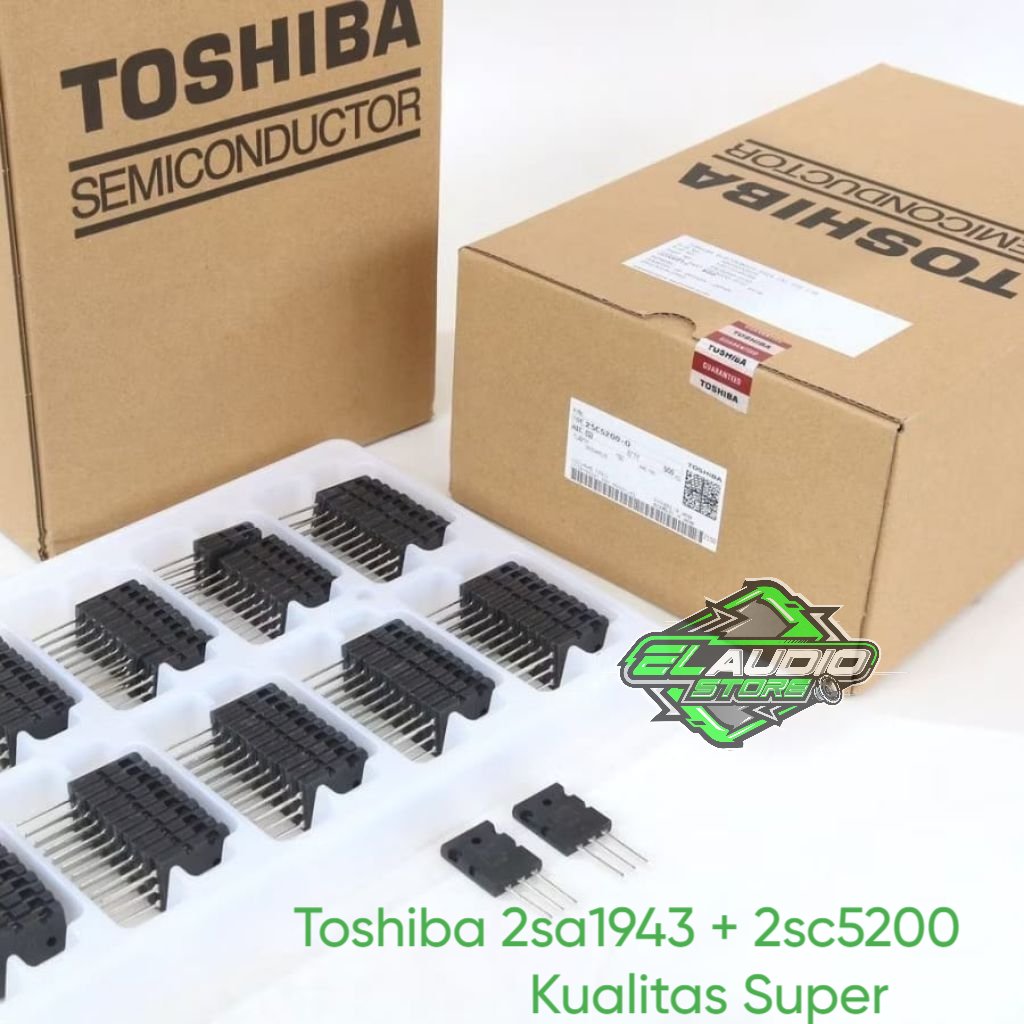 Transistor TOSHIBA SUPER JAPAN 2SA1943 2SC5200 1943 5200 KUALITAS SUPER