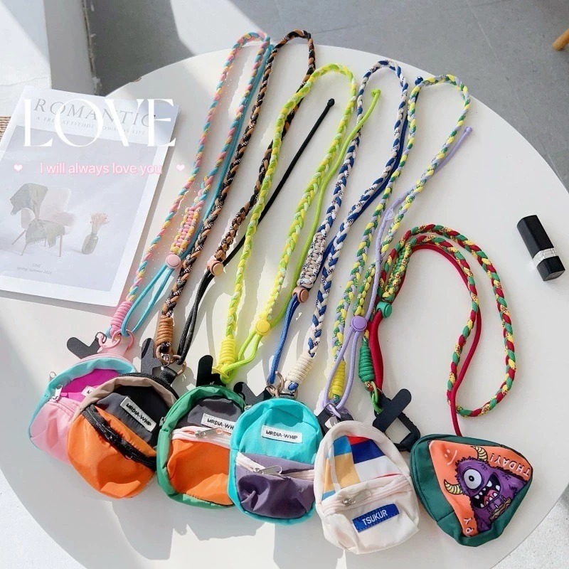 Gantungan Hp Lanyard dompet koin bisa cross body Slingbag compatible for Iphone Android SM773 - SM77