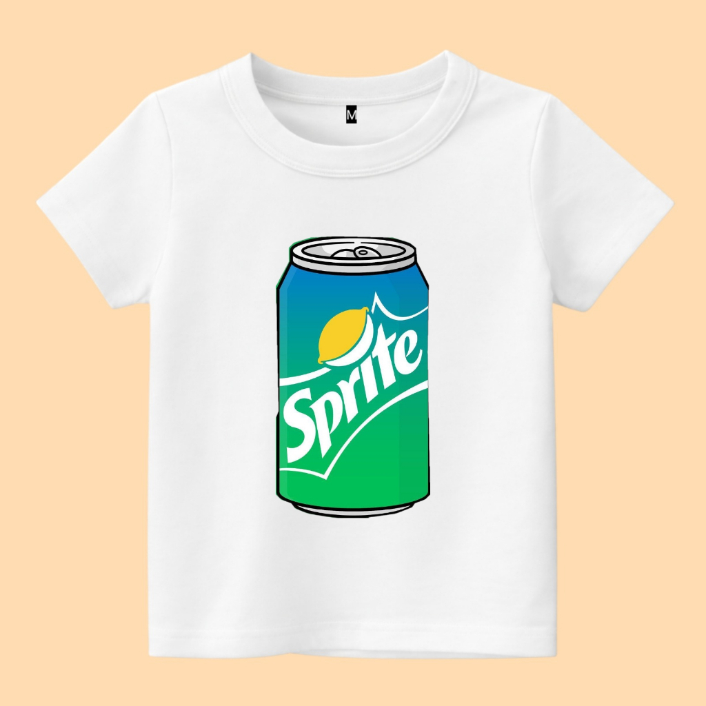 baju kaos anak gambar minuman sprite