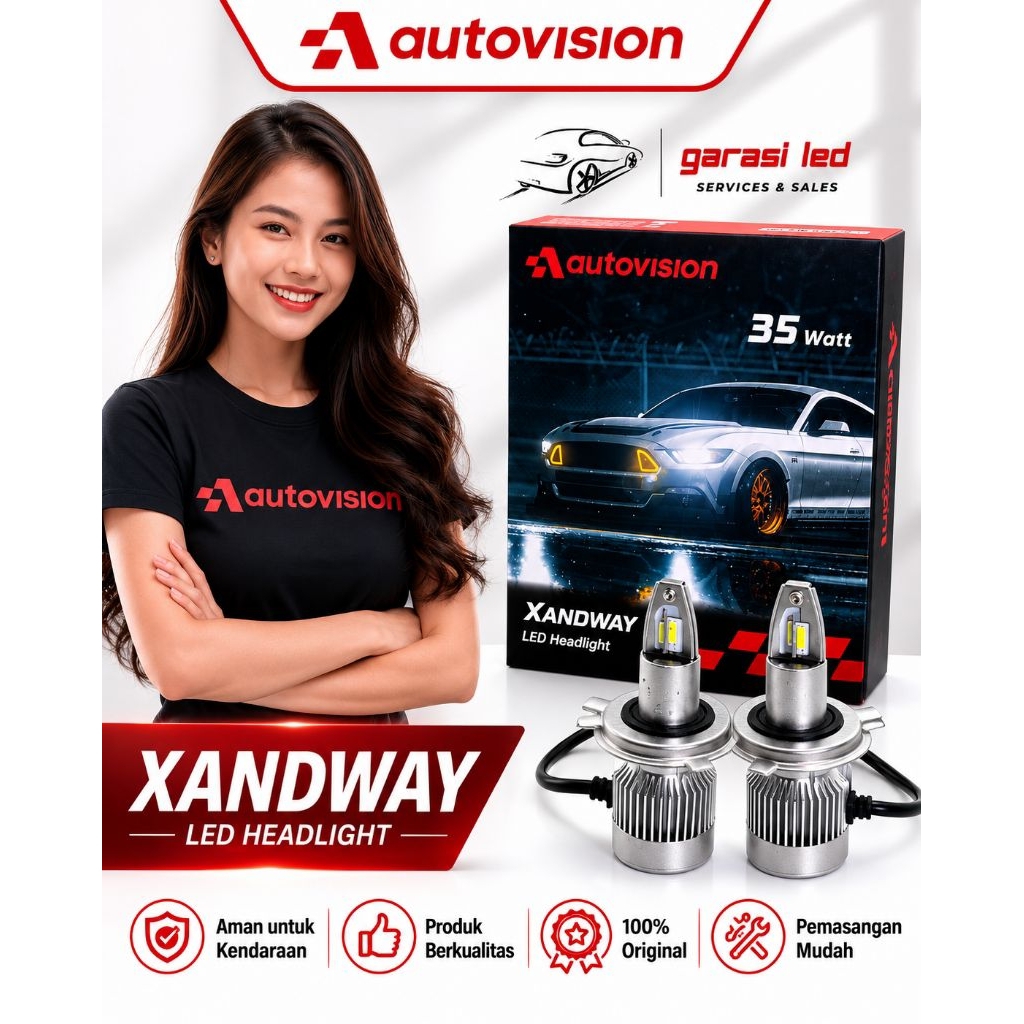 Headlamp / Foglamp AUTOVISION LED Xandway 12v (9-30v) 30watt
