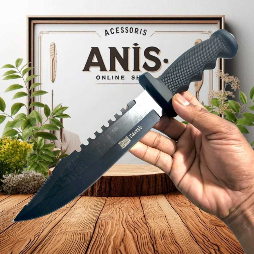 Pisau Survival Columbia 1248A Tahan Lama Untuk Aktivitas Luar Ruangan