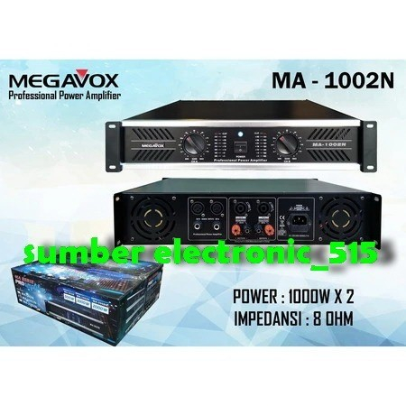 Power Megavox Ma 1002 Designed In Usa Megavox Ma1002