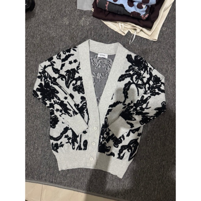 [ Preloved ] DUMA - Ariel Cardigan Grey