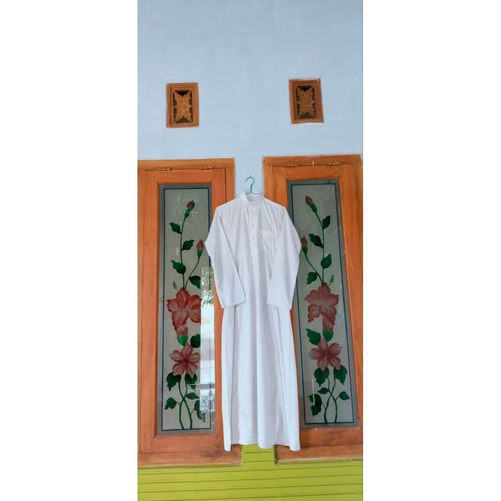 GAMIS ANAK PRIA PUTIH PL BRAND AL HARAMAIN 1
