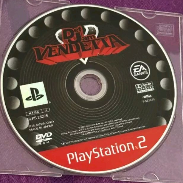 kaset game ps2 ori japan def jam vendetta