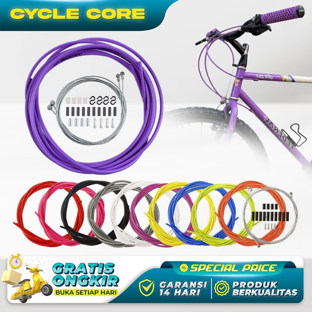 Kabel Set JAGWIRE Rem Shifter Cable Set Sepeda Lipat MTB Roadbike BMX Fixed Gear DLL