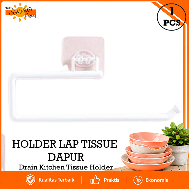 Juragan Holder Kain Lap Tissue Dapur Drain Kitchen Tissue Holder