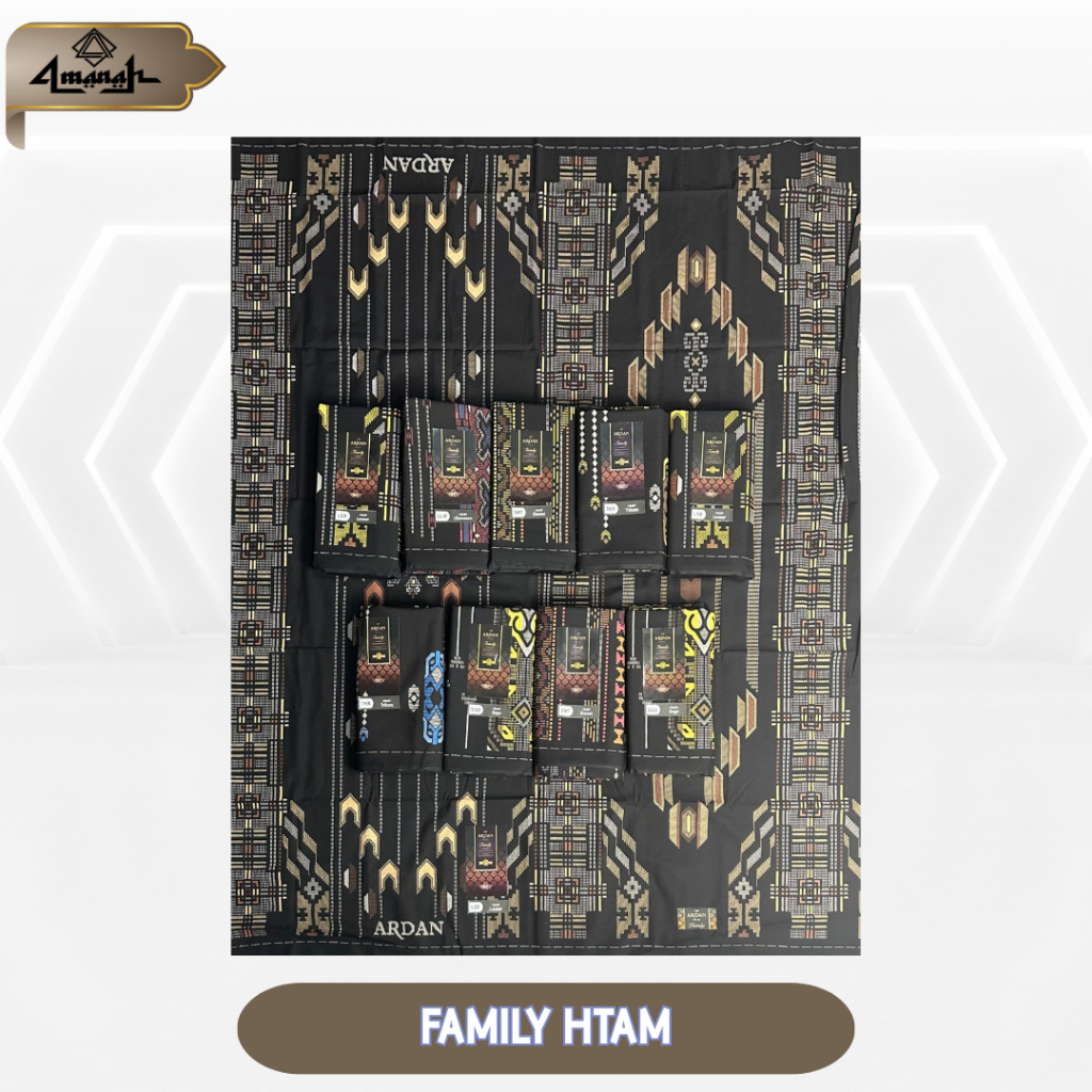 Sarung Ardan Family Hitam