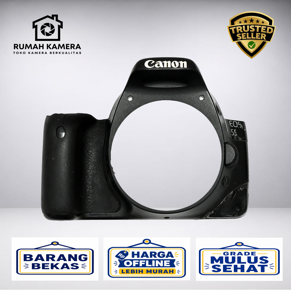 Spare part Cover Belakang Kamera Canon 550D Second Original