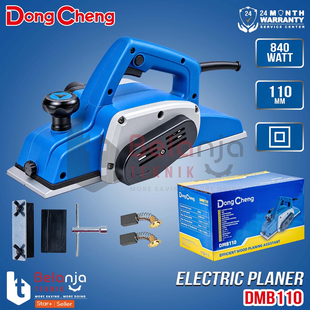 Mesin Serut Kayu Mesin Ketam Dongcheng DMB110 Planner Electric DMB 110 840 Watt 110MM