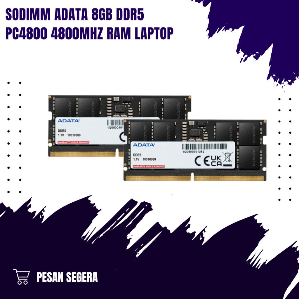 Sodimm Adata 8GB Ddr5 Pc4800 4800Mhz Ram Laptop