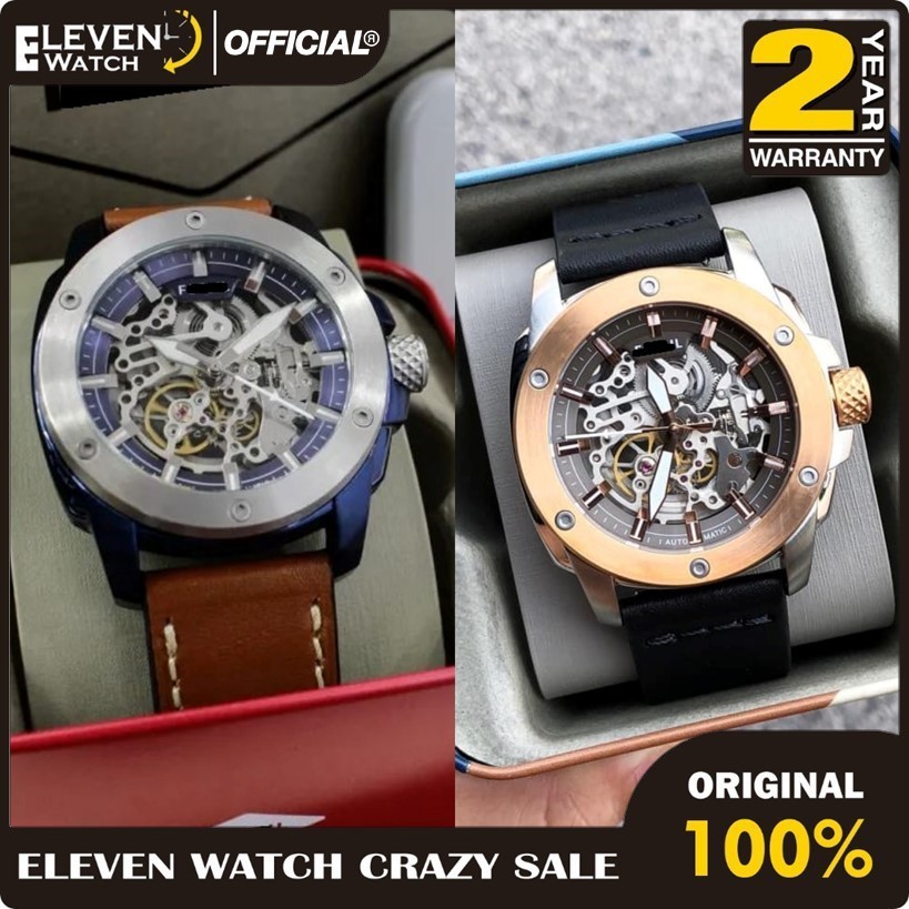 [Promo] Jam Tangan Pria 3135 3083 3082 Automatic Leather Strap Garansi 2 Tahun [ FS ][ ME ]