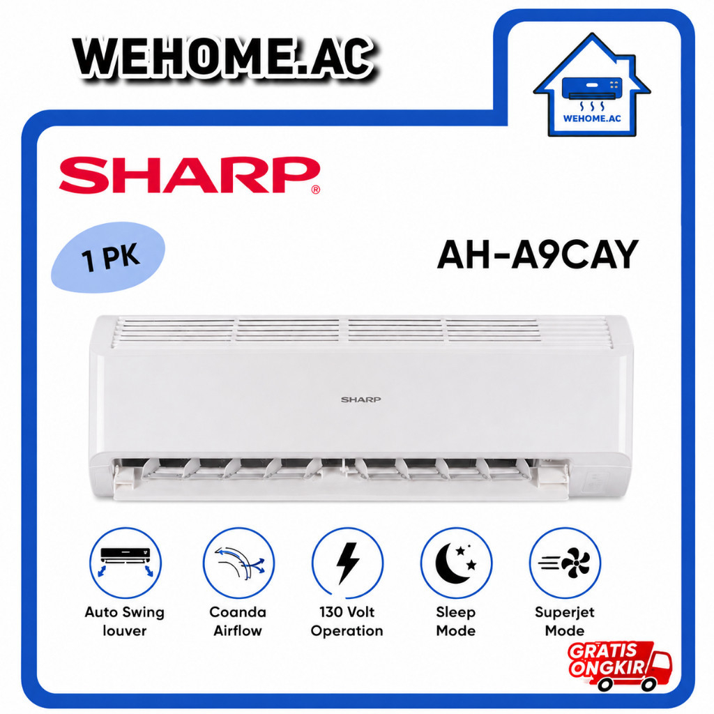 AC  Sharp Standar 1PK AHA-09CAY AC Sharp Standar Garuda Series