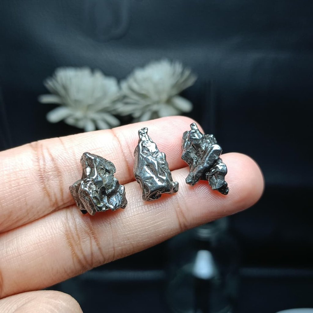 Batu Meteorite Campo Del Cielo Paket (8) Asli Meteorite