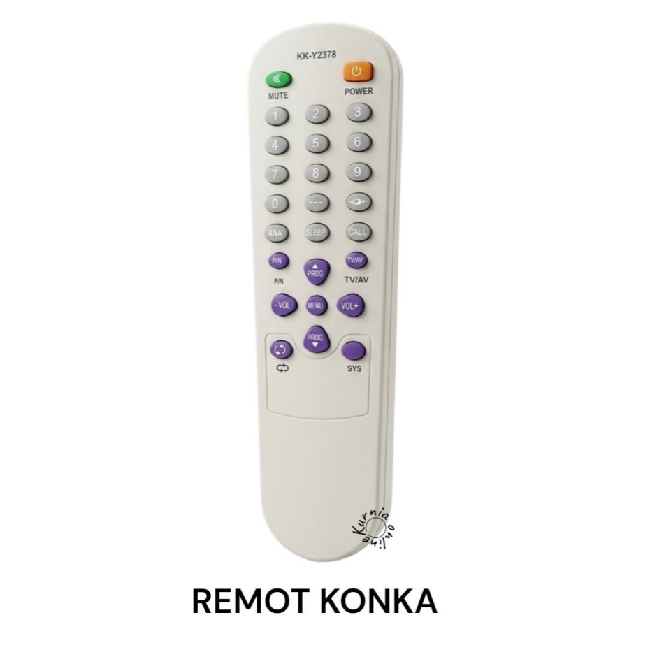REMOT TV KONKA TABUNG UNIVERSAL