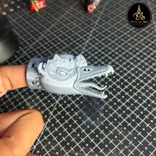 Bentuk Angsa Kepala Tapel Layangan Janggan Kuir Bali PLA+ 3D Print Ringan Tahan Lama