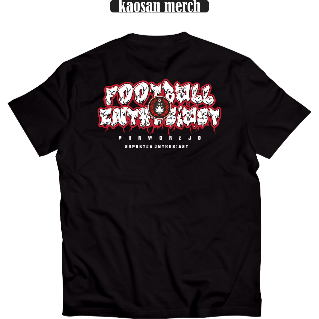 Kaos Suporter Purworejo Tshirt ISP Purworejo Suporter Enthusiast Cotton Combed