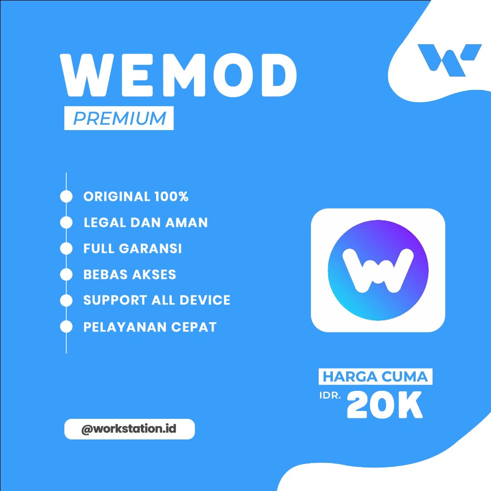 WeMod Pro 1 Bulan | Premium Account 1 Bulan Full Fitur
