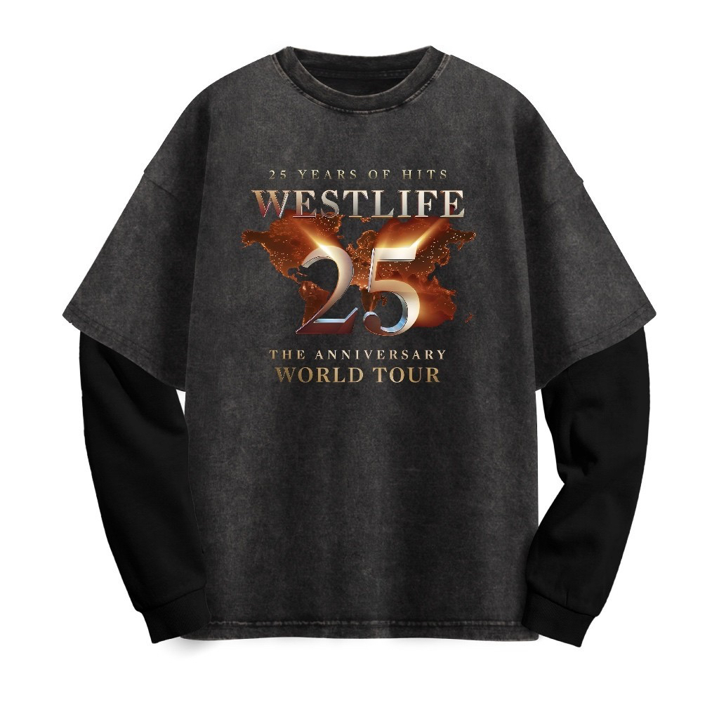 Fiego WESLTLIFE | Premium Oversize Double Layer Stonewash