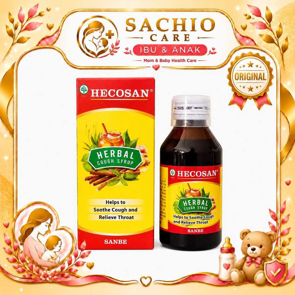 Hecosan Obat Batuk Herbal Sirup 120 Ml Manjur Perhiasan