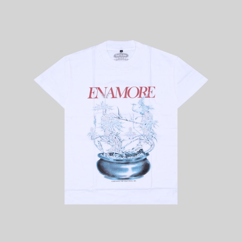 Tshirt ENAMORE - PARTI LIBUR - Kaos Band Official Merchandise