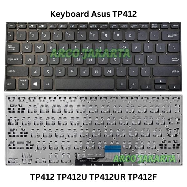 Keyboard Asus Vivobook Flip 14 TP412 TP412f TP412fa TP412u TP412ua / Keyboard Asus Vivobook TP412