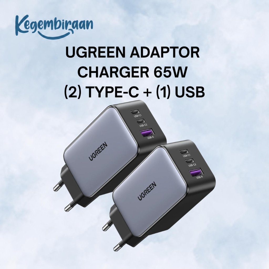 UGREEN Charger GAN Nexode PD Fast Charging 65W 100W - GaN 65W