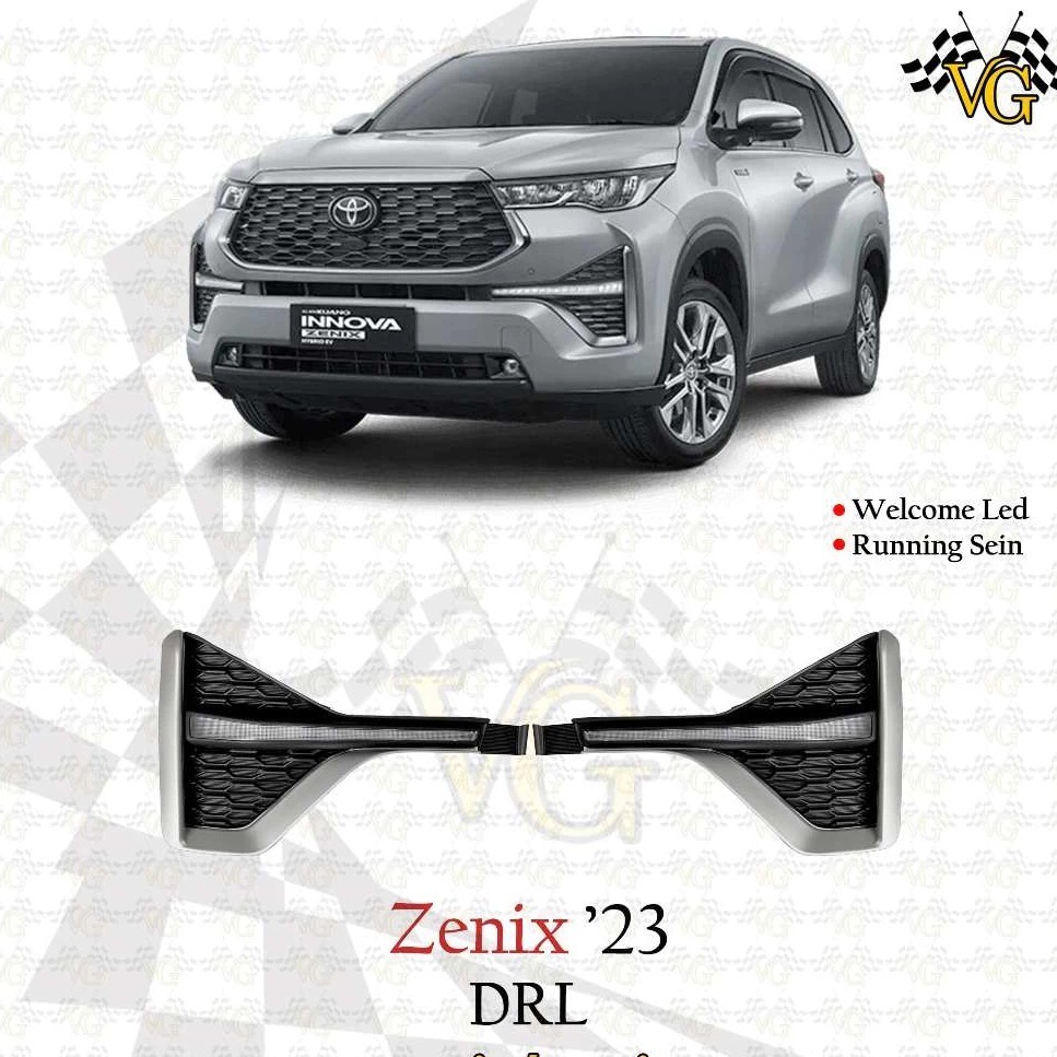 DRL Innova Zenix 2023-2026 Running Sein Welcome Led Drl Zenix Garansi Import Quality