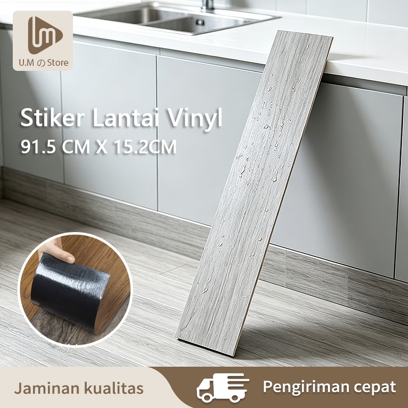 Floor Vinyl Lantai Stiker Lantai kayu parquet Dengan Lem Sticker Vinyl Lantai