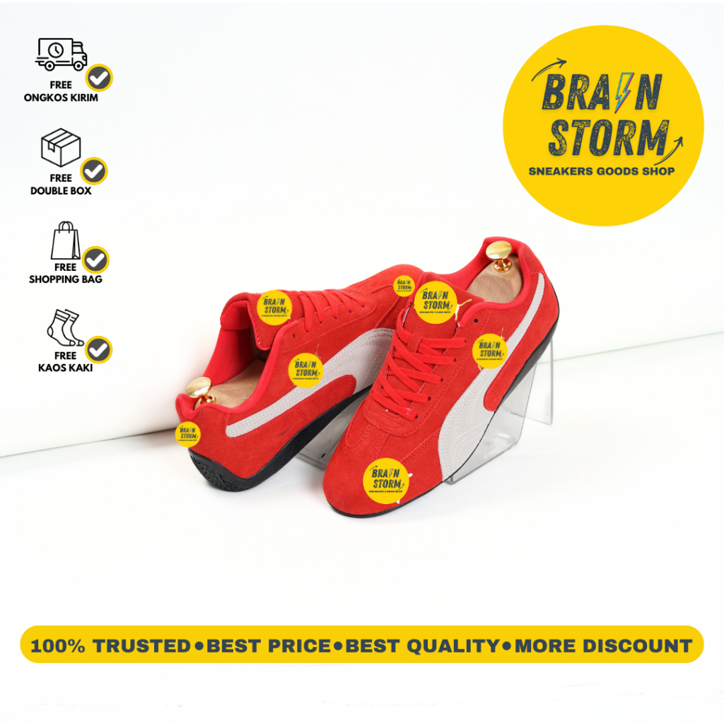 Brainstorm Goods Shop -Sneakers Puma Speedcat OG Red White 100% Bnib