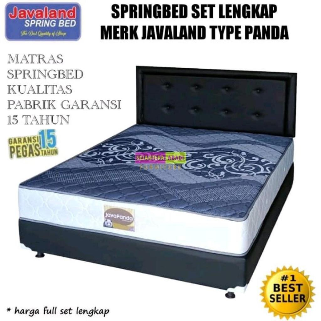 Javaland springbed kasur standard bonnel Panda series matras FREE BANTAL GULING Tebal 26 cm murah ga
