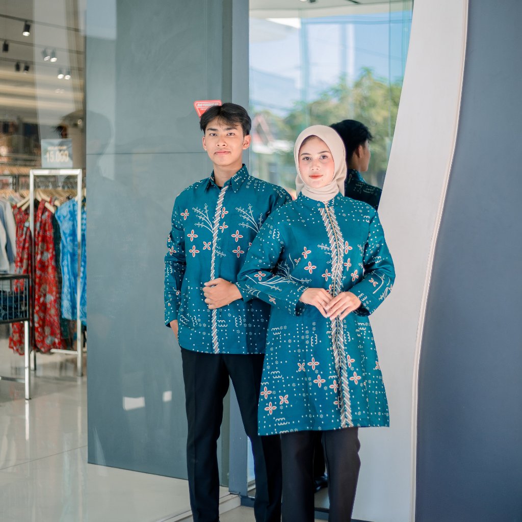 Benang Raja Batik Couple Katun Tirta Kembang (SARIMBIT BATIK DAPAT DIBELI TERPISAH)