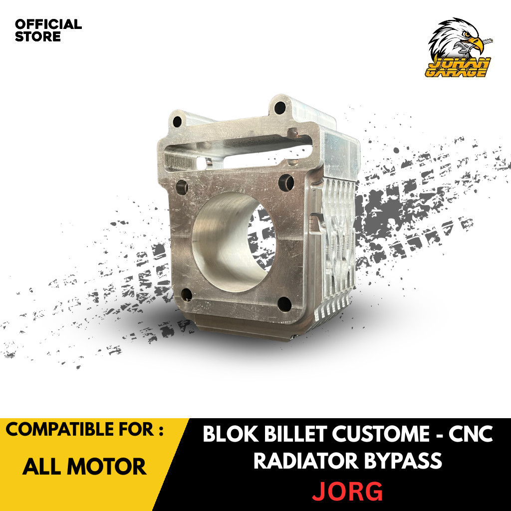 Blok Billet Jorg Cnc Jupiter Mx Mx King Off Radiator Johan Garage
