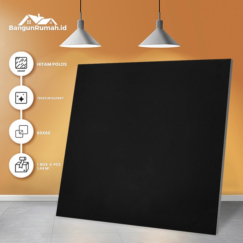 Granit Hitam Glossy 60x60