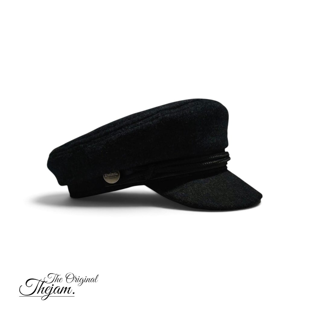 Thejam. Sailor hat wool black | Fiddler cap | Fisherman caps