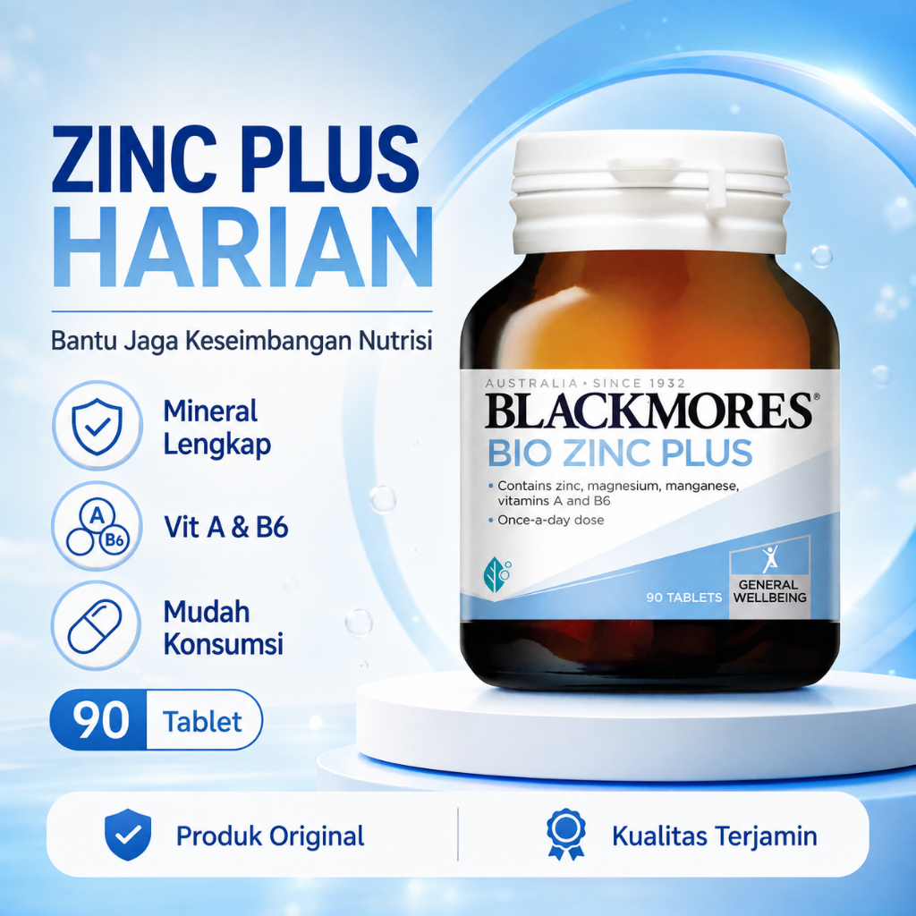Blackmores Bio Zinc Plus Zinc Magnesium Support Imunitas Tubuh Suplemen Asli