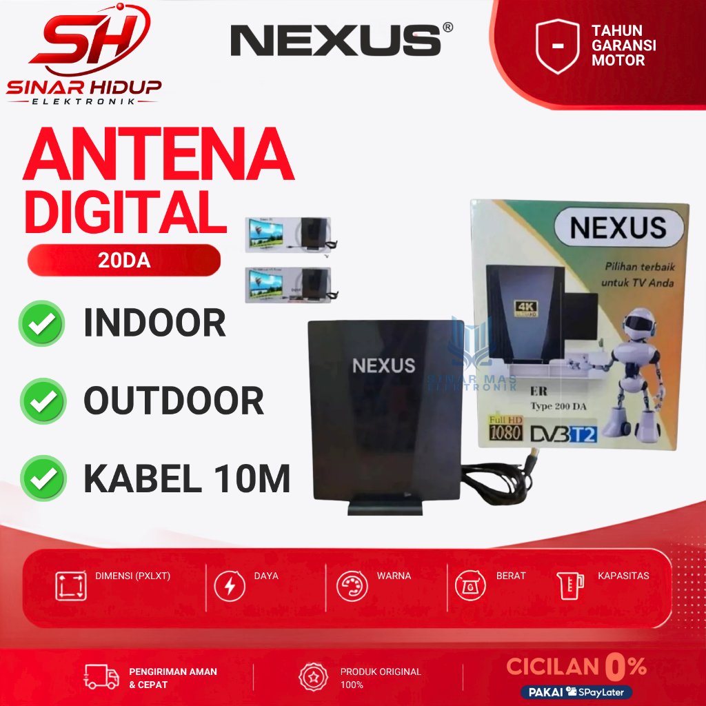 NEXUS - ANTENA DIGITAL INDOOR & OUTDOOR