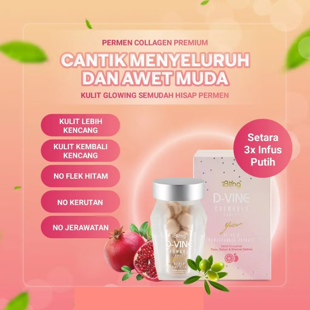 DVINE COLLAGEN - Pemutih Wajah Pemutih Badan Penghilang Flek Hitam