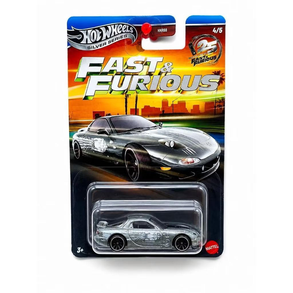 hot wheels - fnf mazda rx-7 silver
