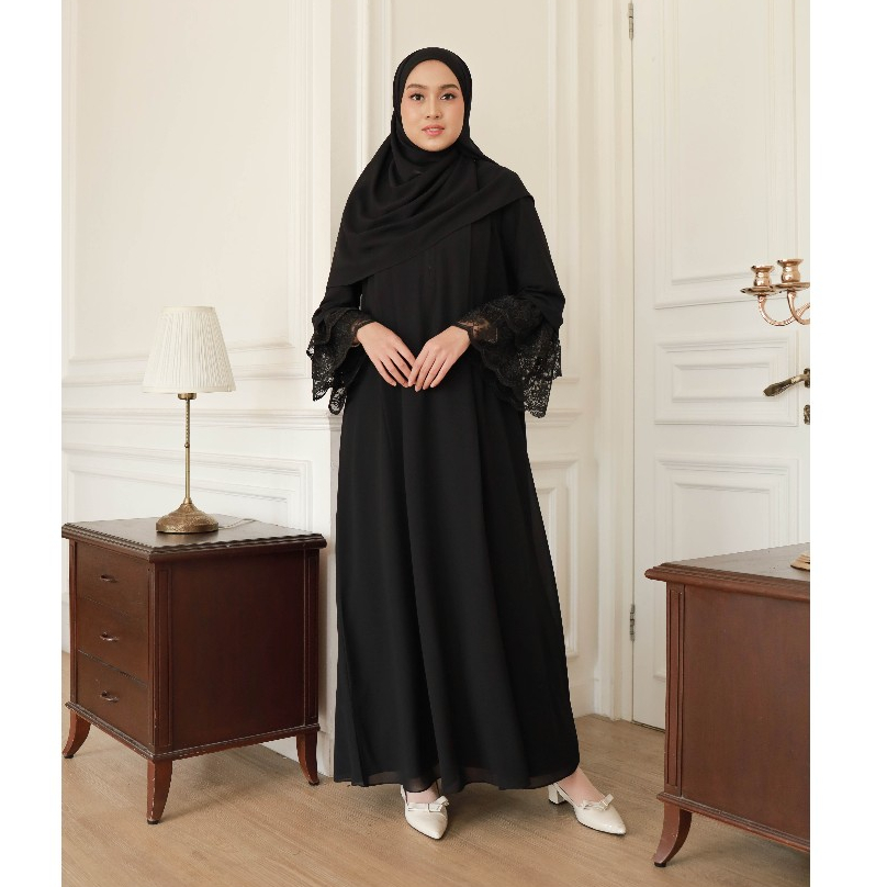 SAVANNA DRESS Gamis D-420 Nesty Collection - Gamis Muslimah Wudhu Friendly, Dress Muslimah, Dress/Ga