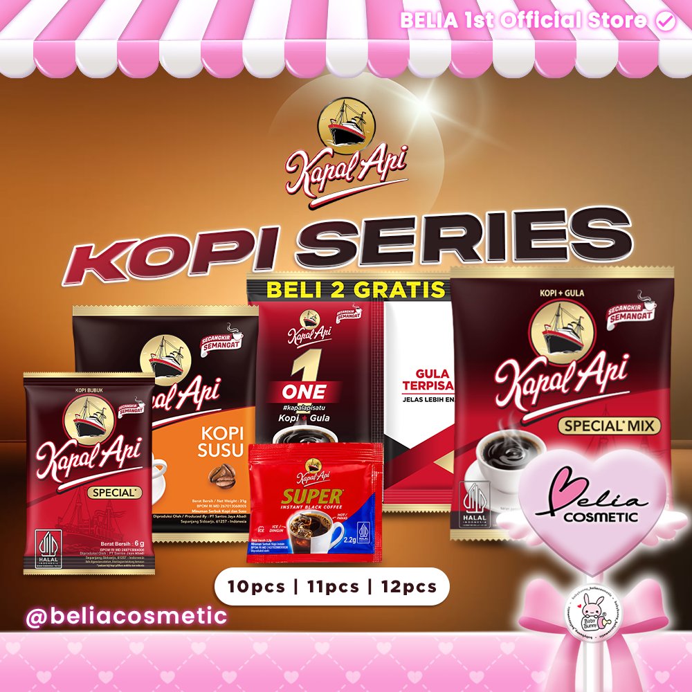 [ BELIA ] KAPAL API Kopi Renceng Series | Kopi Susu Special Mix Kopi Gula Kopi Sachet Coffee Bubuk K