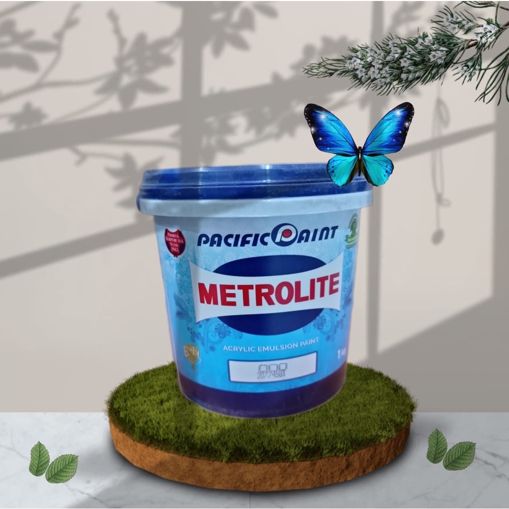 cat tembok metrolite putih warna putih dengan kemasan 5 kg