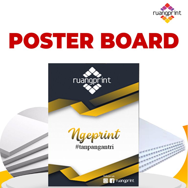 HANGING BOARD/ PAPAN POSTER/ PENGUMUMAN PROMOTION